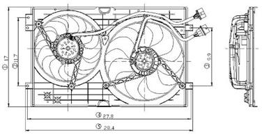 Engine Cooling Fan Assembly GP 2811557