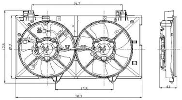 Engine Cooling Fan Assembly GP 2811576