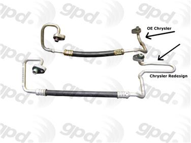 2001 Chrysler Town & Country A/C Refrigerant Discharge Hose GP 4811791