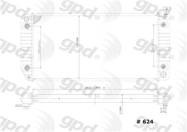 Radiator GP 624C