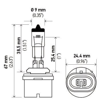 1998 Oldsmobile Intrigue Fog Light Bulb HL 893