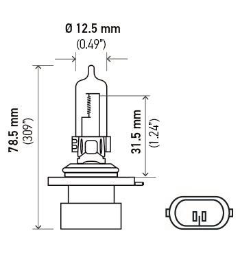 Headlight Bulb HL 9005XS