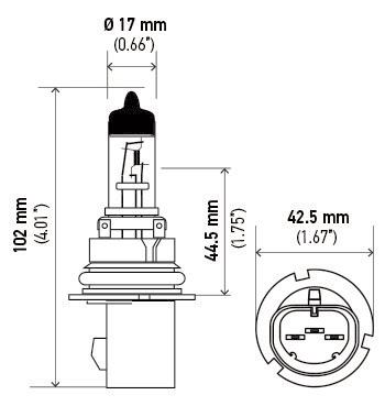 Headlight Bulb HL 9007LL