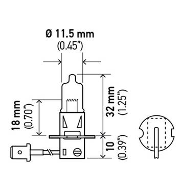 Fog Light Bulb HL H3 130W