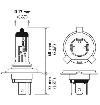 Fog Light Bulb HL H4P50