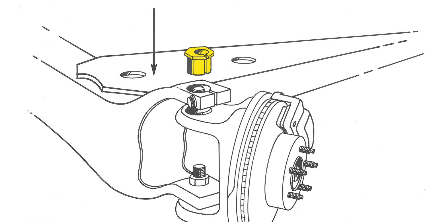 2004 Ford Ranger Alignment Caster / Camber Bushing