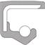 2008 Nissan Frontier Automatic Transmission Manual Shaft Seal NS 221207