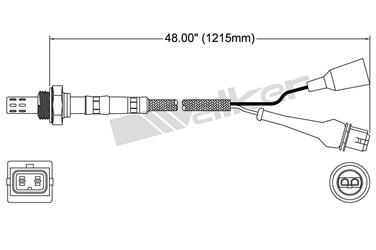 1991 Jaguar XJS Oxygen Sensor O2 250-23048