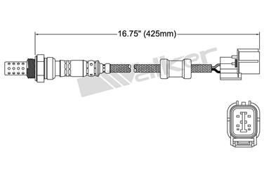 2000 Honda Odyssey Oxygen Sensor O2 250-24099