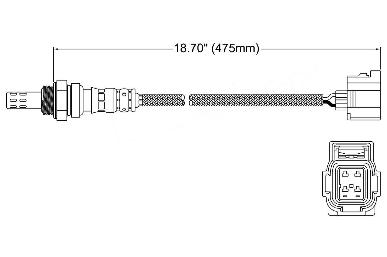 2004 Chrysler Town & Country Oxygen Sensor O2 250-24460