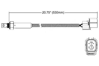 1998 Land Rover Discovery Oxygen Sensor O2 250-24512