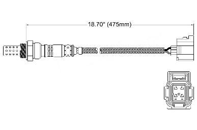 2004 Chrysler Pacifica Oxygen Sensor O2 250-24835