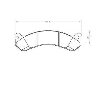 Disc Brake Pad Set P6 0909.20