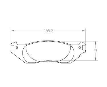 Disc Brake Pad Set P6 1045.10