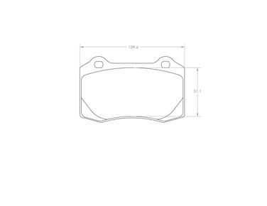 Disc Brake Pad Set P6 1053.10