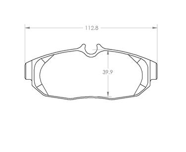 Disc Brake Pad Set P6 1082.10