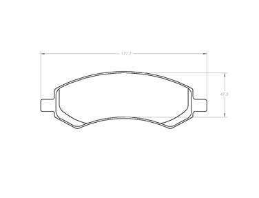 Disc Brake Pad Set P6 1084.20