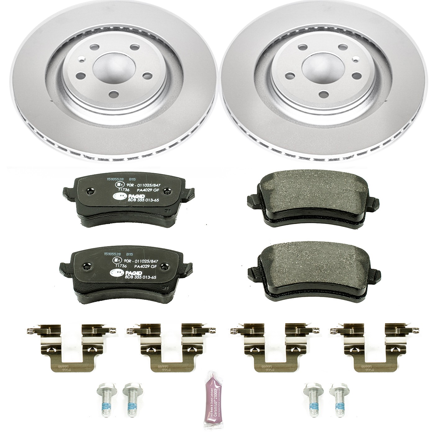 2010 Audi S4 Disc Brake Pad and Rotor Kit