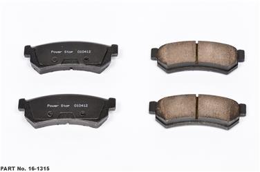 Disc Brake Pad Set P8 16-1315