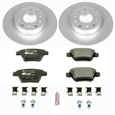 2012 Audi A3 Quattro Disc Brake Pad and Rotor Kit P8 ESK5667