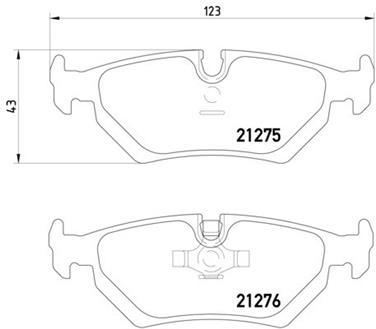 Disc Brake Pad Set PA 355006841