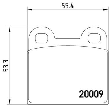 Disc Brake Pad Set PA 355006991