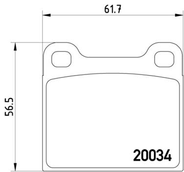 Disc Brake Pad Set PA 355007021