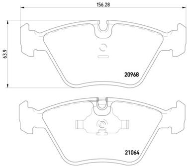 Disc Brake Pad Set PA 355007411