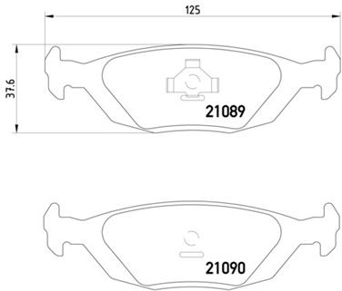 Disc Brake Pad Set PA 355007521