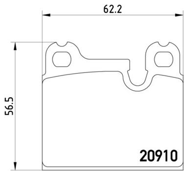 Disc Brake Pad Set PA 355008111