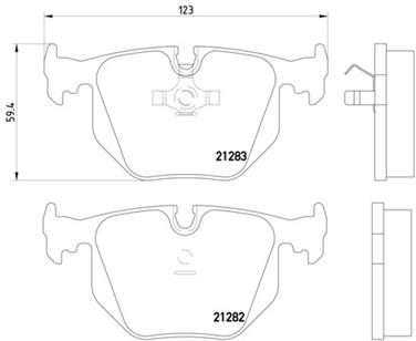 Disc Brake Pad Set PA 355008121