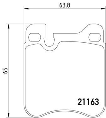 Disc Brake Pad Set PA 355008491