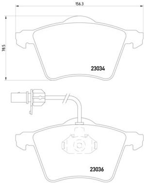 Disc Brake Pad Set PA 355008771