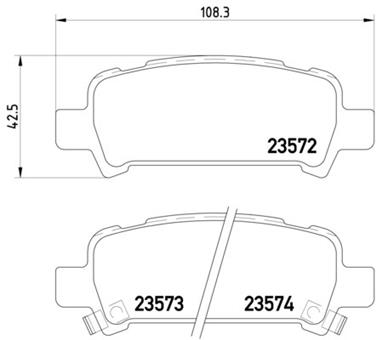 Disc Brake Pad Set PA 355009401