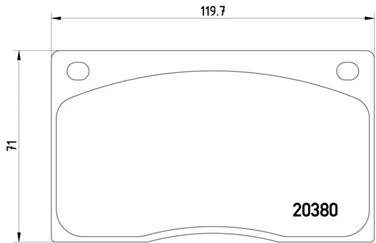 Disc Brake Pad Set PA 355009611