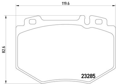 Disc Brake Pad Set PA 355011831