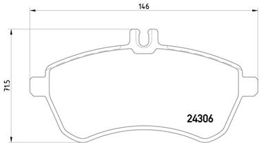 Disc Brake Pad Set PA 355012601