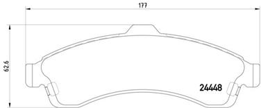 Disc Brake Pad Set PA 355012811