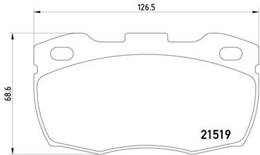 Disc Brake Pad Set PA 355012871