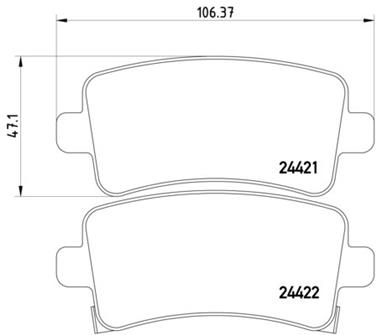 Disc Brake Pad Set PA 355012991