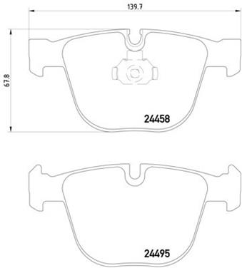 Disc Brake Pad Set PA 355013171