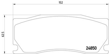 Disc Brake Pad Set PA 355014091