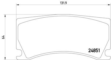 Disc Brake Pad Set PA 355014101