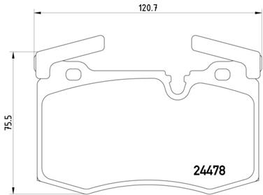 Disc Brake Pad Set PA 355014111