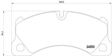 Disc Brake Pad Set PA 355014151