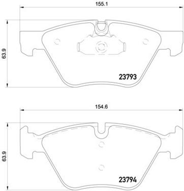 Disc Brake Pad Set PA 355015031