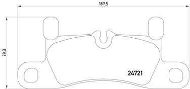 Disc Brake Pad Set PA 355015121