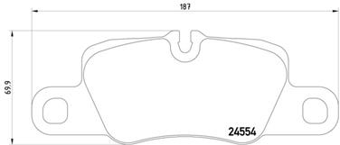 Disc Brake Pad Set PA 355015651