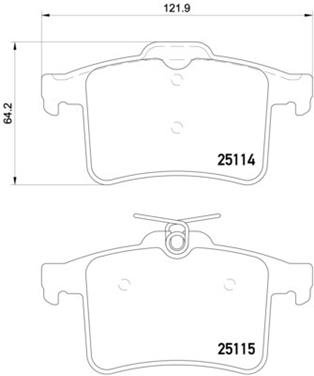 Disc Brake Pad Set PA 355015901