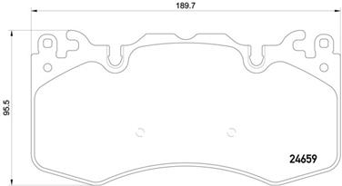 Disc Brake Pad Set PA 355016151